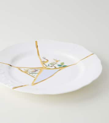 Kintsugi dessert plate by Marcantonio Raimondi Malerba | Seletti