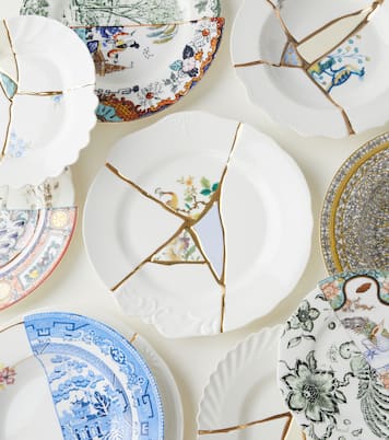 Kintsugi dessert plate by Marcantonio Raimondi Malerba | Seletti
