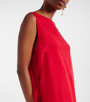 Robe longue Jools en soie | Altuzarra