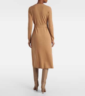 Wickelkleid aus Wolle und Kaschmir | Jardin des Orangers