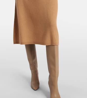 Wickelkleid aus Wolle und Kaschmir | Jardin des Orangers