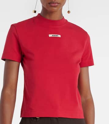 Logo cotton-blend jersey top | Jacquemus
