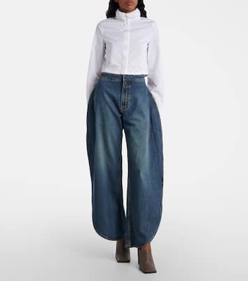 Mid-Rise Barrel Jeans | Alaïa
