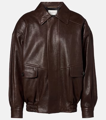 Bomberjacke aus Leder | Saint Laurent