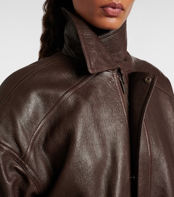 Bomberjacke aus Leder | Saint Laurent