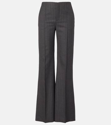 Pinstriped virgin wool wide-leg pants | Chloé