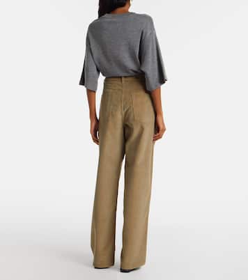 Weite Hose aus Baumwoll-Cord | Róhe