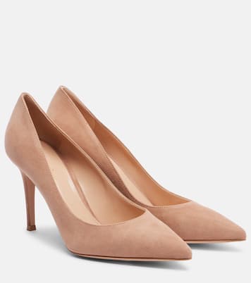 Gianvito 85 suede pumps | Gianvito Rossi