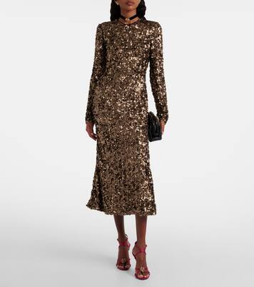 Sequined midi dress | Dolce&Gabbana