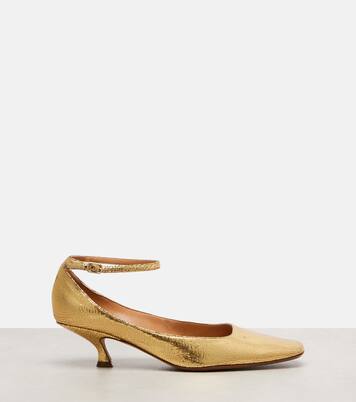Anna metallic leather pumps | Calvin Klein Collection