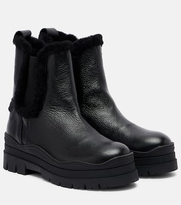 Arosa shearling-lined leather Chelsea boots | Bogner
