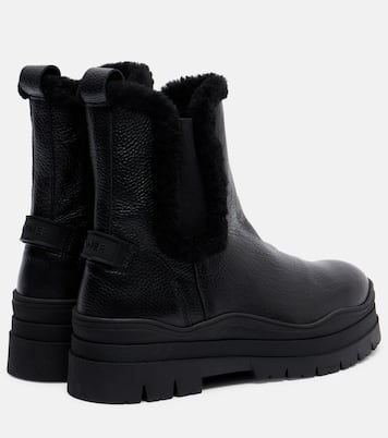 Arosa shearling-lined leather Chelsea boots | Bogner