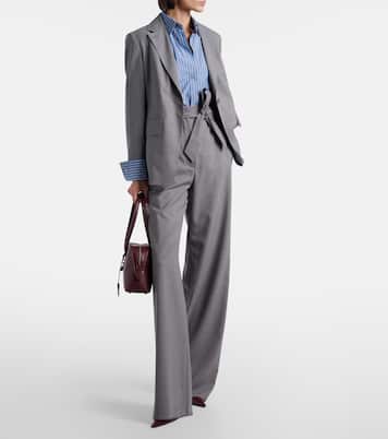 Pantalon ample Salpa en laine vierge | Max Mara
