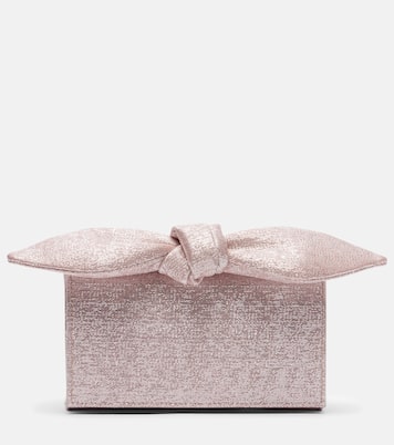 Bow Tie twill clutch | Aquazzura