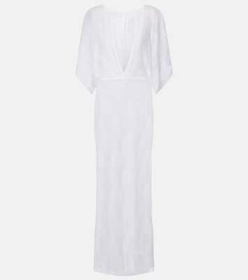 Obie semi-sheer lace gown | Norma Kamali