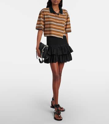 Isalyne striped cotton polo shirt | Marant Etoile