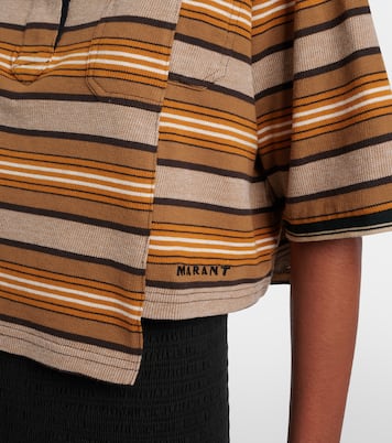 Isalyne striped cotton polo shirt | Marant Etoile