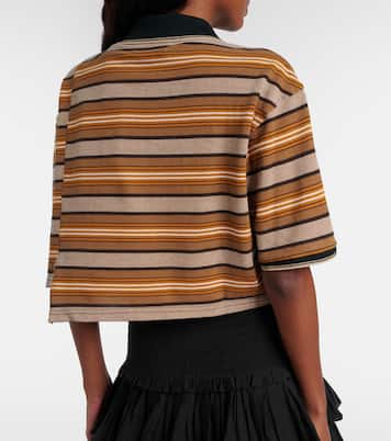 Isalyne striped cotton polo shirt | Marant Etoile