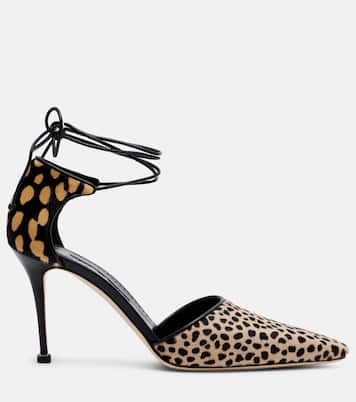 Bedruckte Pumps Gambis aus Kalbshaar | Manolo Blahnik