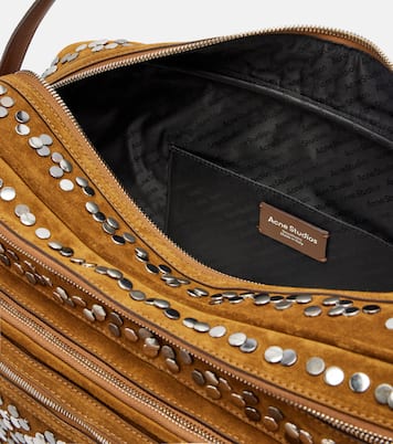 Camero Camera Large suede shoulder bag | Acne Studios