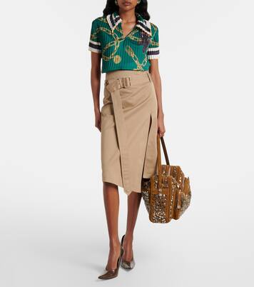 Camero Camera Large suede shoulder bag | Acne Studios