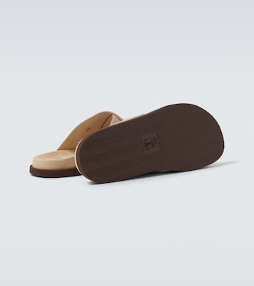 Suede slides | Brunello Cucinelli