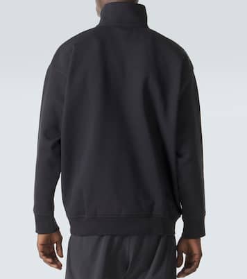 Logo cotton-blend half-zip sweatshirt | On
