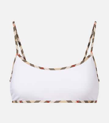 Self-tie bikini top | Burberry