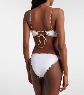 Self-tie bikini top | Burberry