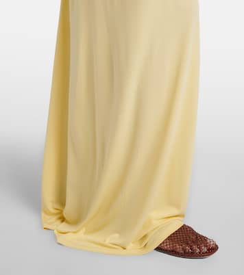 Bezel Quartz gathered jersey maxi skirt | Christopher Esber