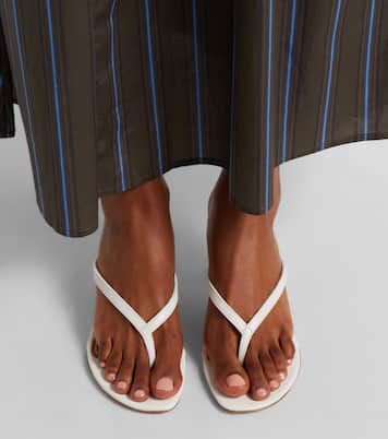Freja leather thong sandals | Staud