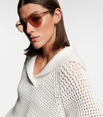 Lunettes de soleil aviateur Sartorial Sunset | Brunello Cucinelli