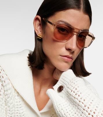 Lunettes de soleil aviateur Sartorial Sunset | Brunello Cucinelli