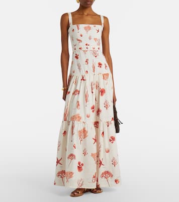 Maxikleid Lima aus Leinen | Agua by Agua Bendita