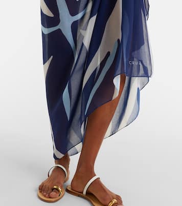 Luana printed beach cover-up | Cala de la Cruz