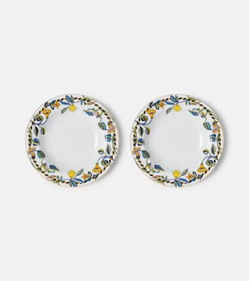 Borboni White陶瓷汤盘两件套 | La DoubleJ