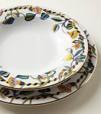 Borboni White陶瓷汤盘两件套 | La DoubleJ