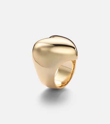 Puffy Heart 14kt gold-plated ring | Jennifer Fisher