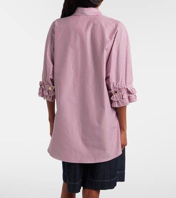 Striped cotton poplin shirt | 'S Max Mara
