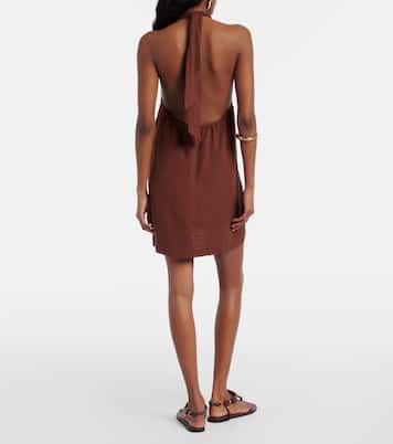 Astera embellished halterneck minidress | ViX Paula Hermanny