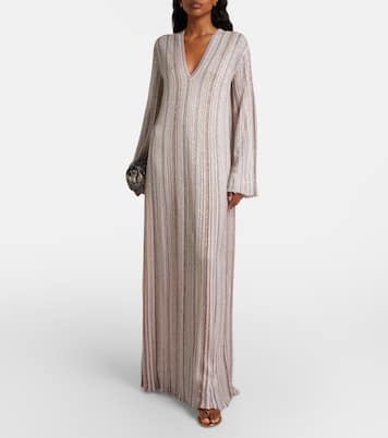 Striped lamé gown | Missoni