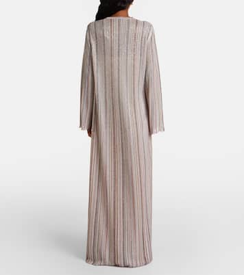 Striped lamé gown | Missoni