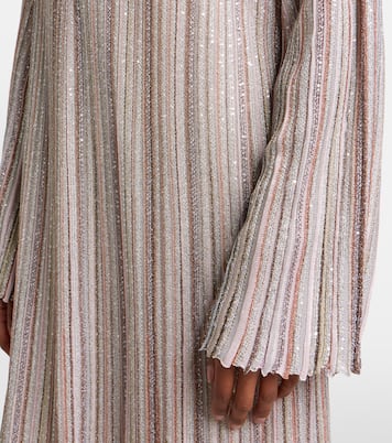 Striped lamé gown | Missoni