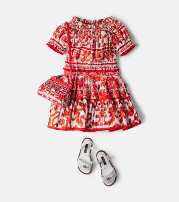 Printed cotton top | Dolce&Gabbana Kids