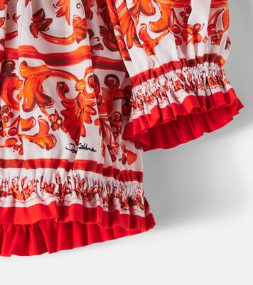 Printed cotton top | Dolce&Gabbana Kids