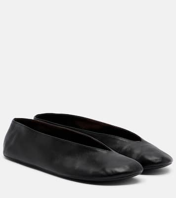 Fay leather ballet flats | The Row
