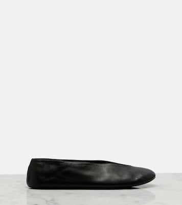 Fay leather ballet flats | The Row