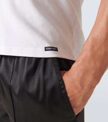 Stretch-cotton V-neck T-shirt | Tom Ford