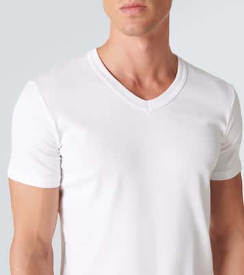 Stretch-cotton V-neck T-shirt | Tom Ford