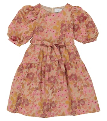 Robe en coton mélangé à fleurs | Paade Mode